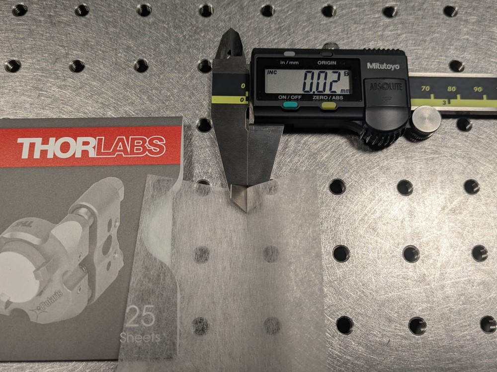 thorlabs lens tissue